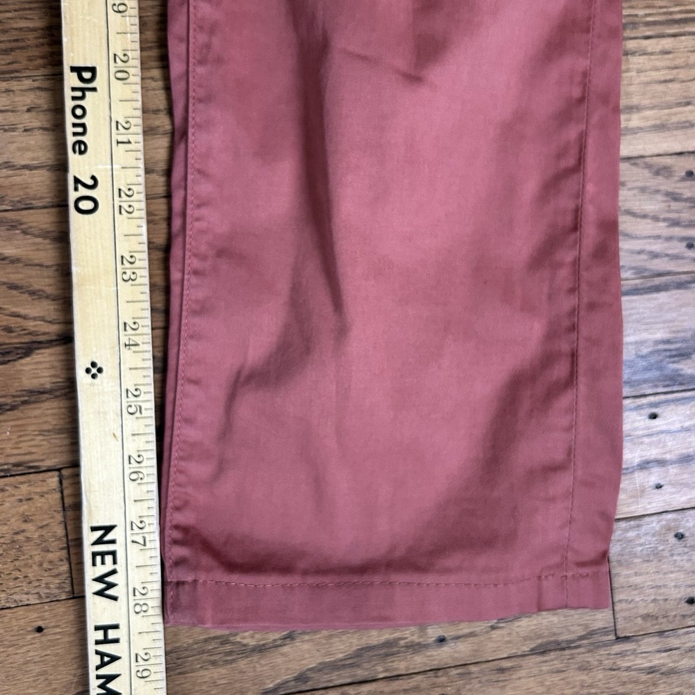 maurizio baldassari Men's Dress Pants Chino Rust Burnt Italy Size 50 34 By 29 - Picture 8 of 8